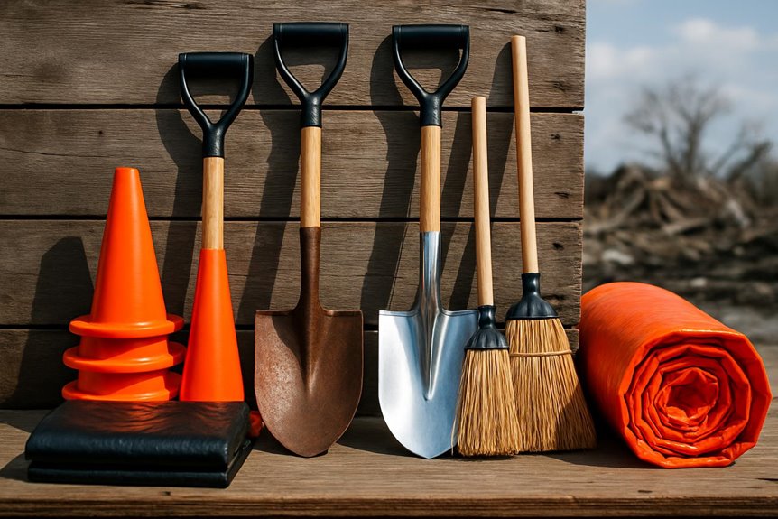 emergency cleanup equipment essentials