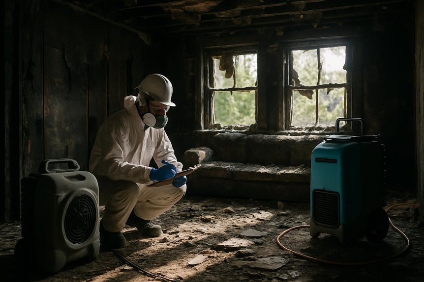fire damage restoration process