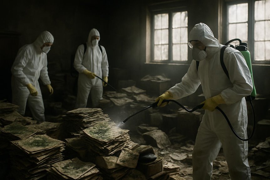 hoarding mold cleanup services