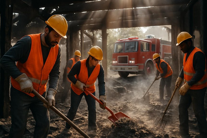 local expertise for fire recovery