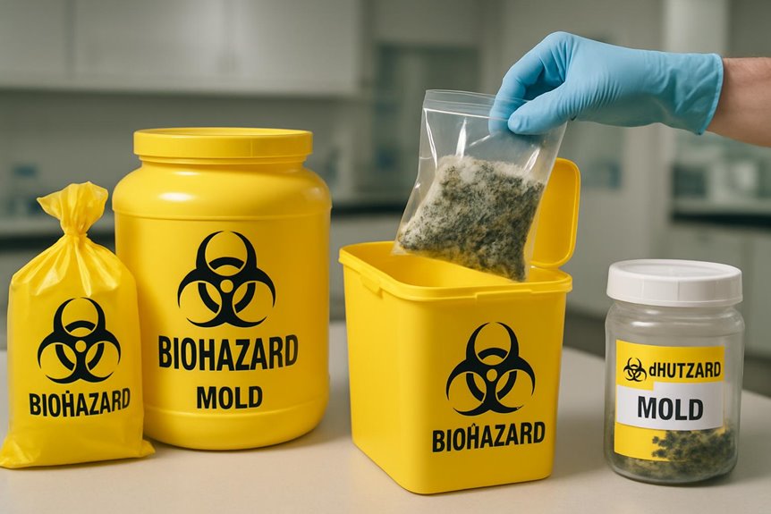 mold biohazard waste disposal