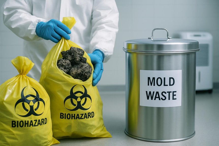 mold waste disposal tips