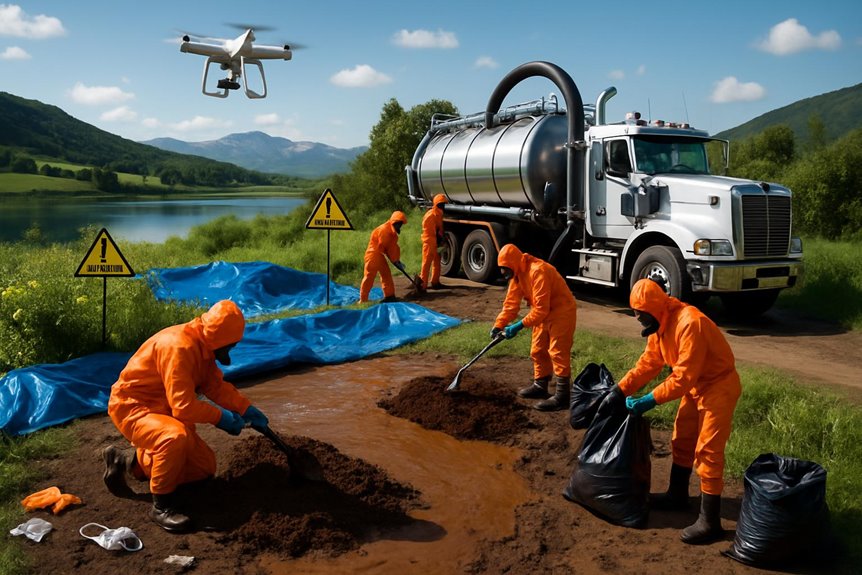 sewage spill response procedures